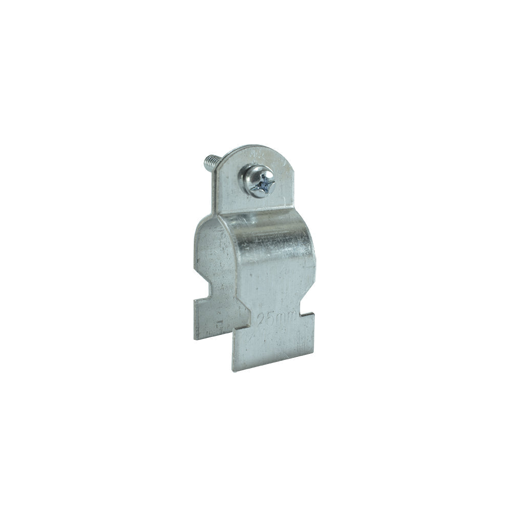ABRAZADERA ELECTROGALVANIZADA RC CON PERNO 25 MM