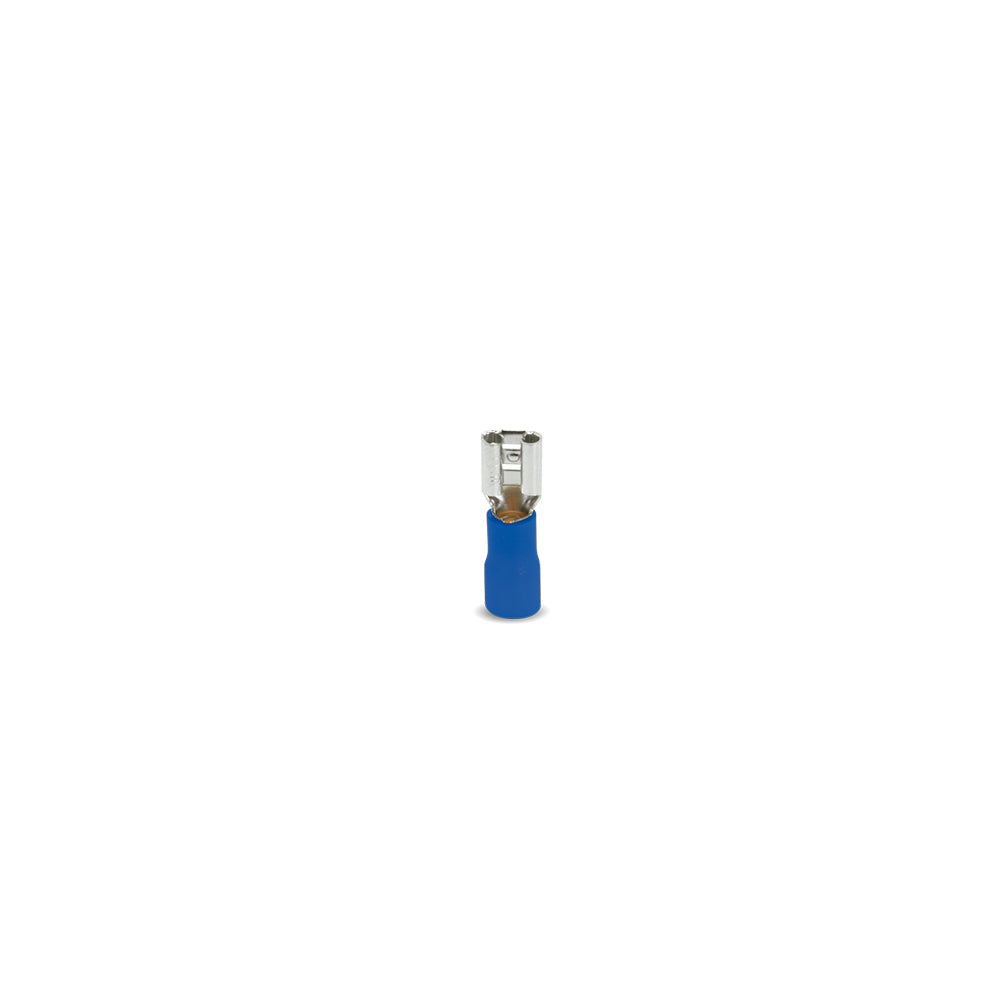 TERMINAL HEMBRA MEDIA AISLADO AZUL 14-16AWG BOLSA 50 UNIDADES