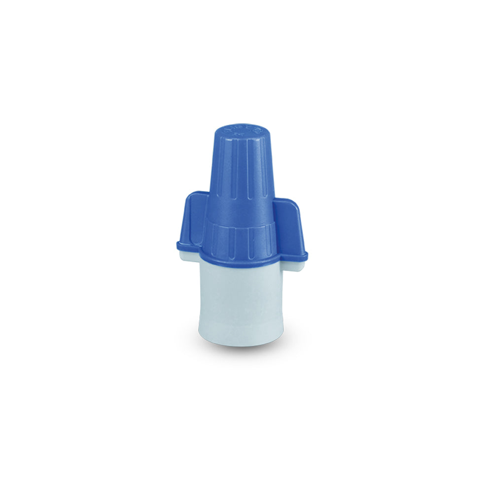Conector Conico Doble Aislacion Azul-Gris 6-14 Awg Bolsa 10 Unidades