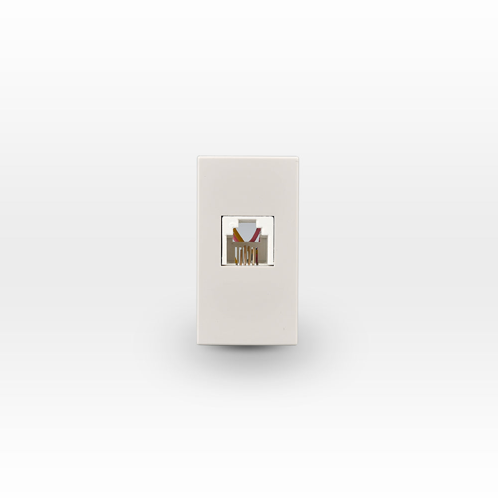 MÓDULO CONECTOR RJ11 TELEFÓNICO BEIGE