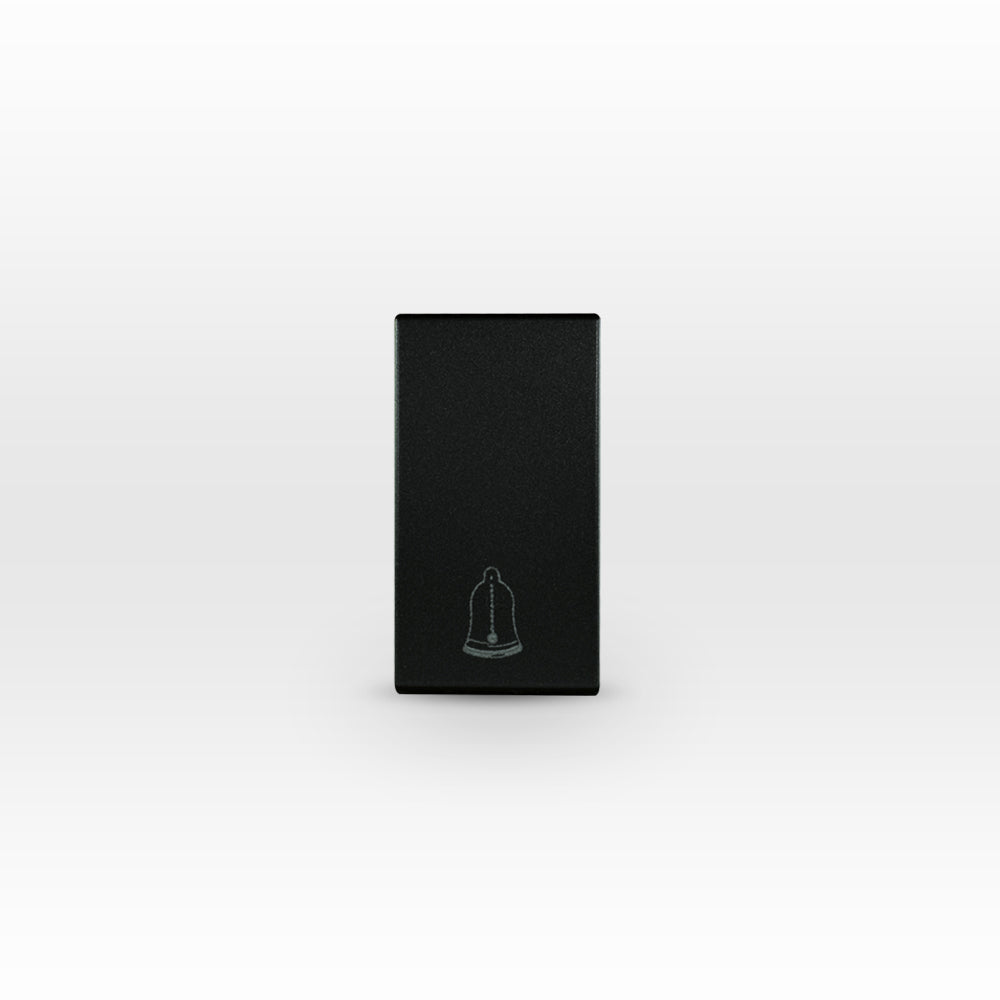 MÓDULO PULSADOR TIMBRE ANDES 10A 250V BLACK