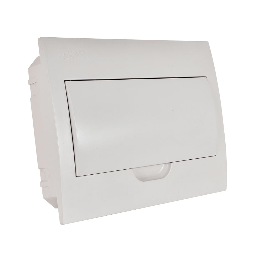 TABLERO EMBUTIDO 12 POLOS TAPA BLANCA LIBRE DE HALÓGENO IP41