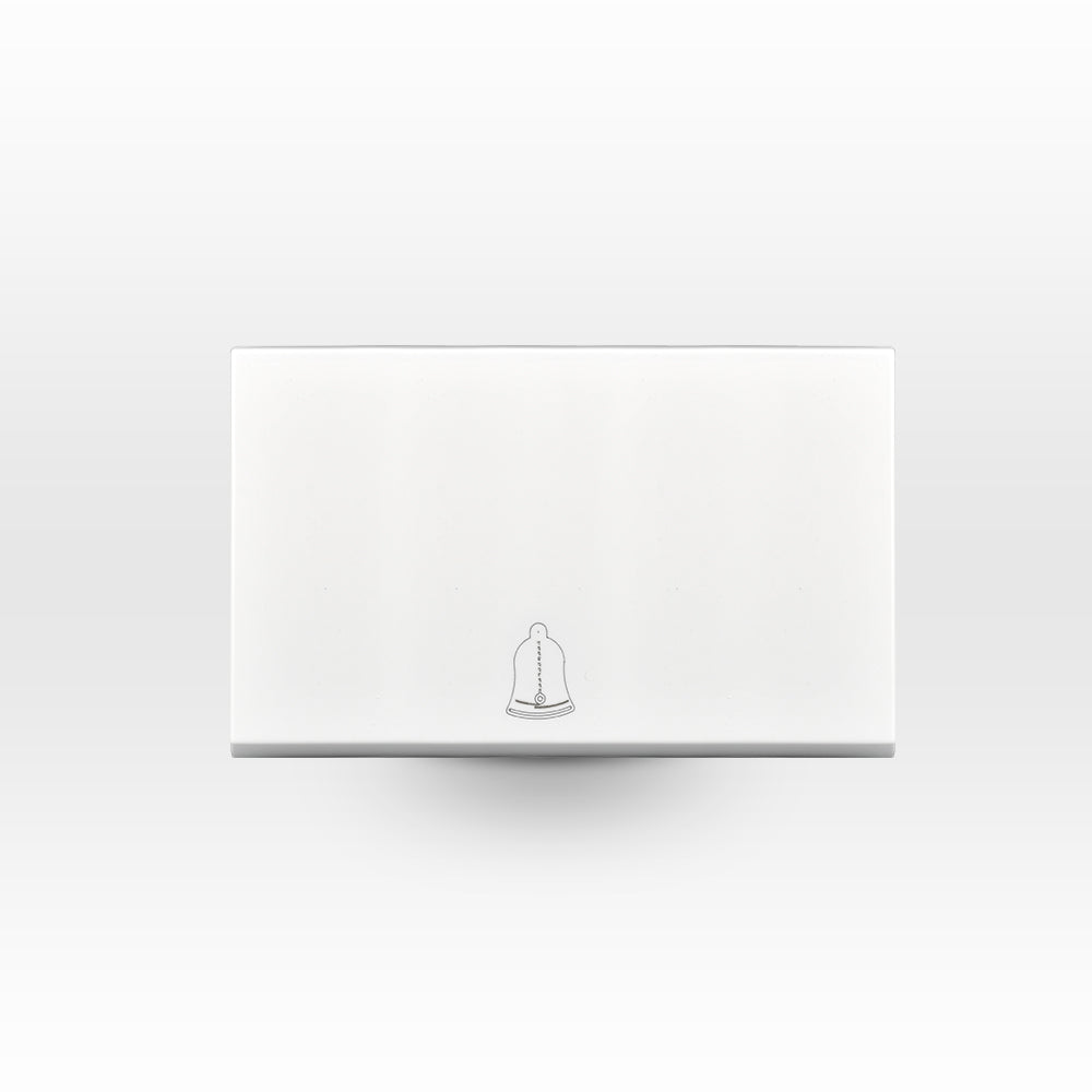 MÓDULO PULSADOR TIMBRE TECLON 73 MM 10A 250V BLANCO