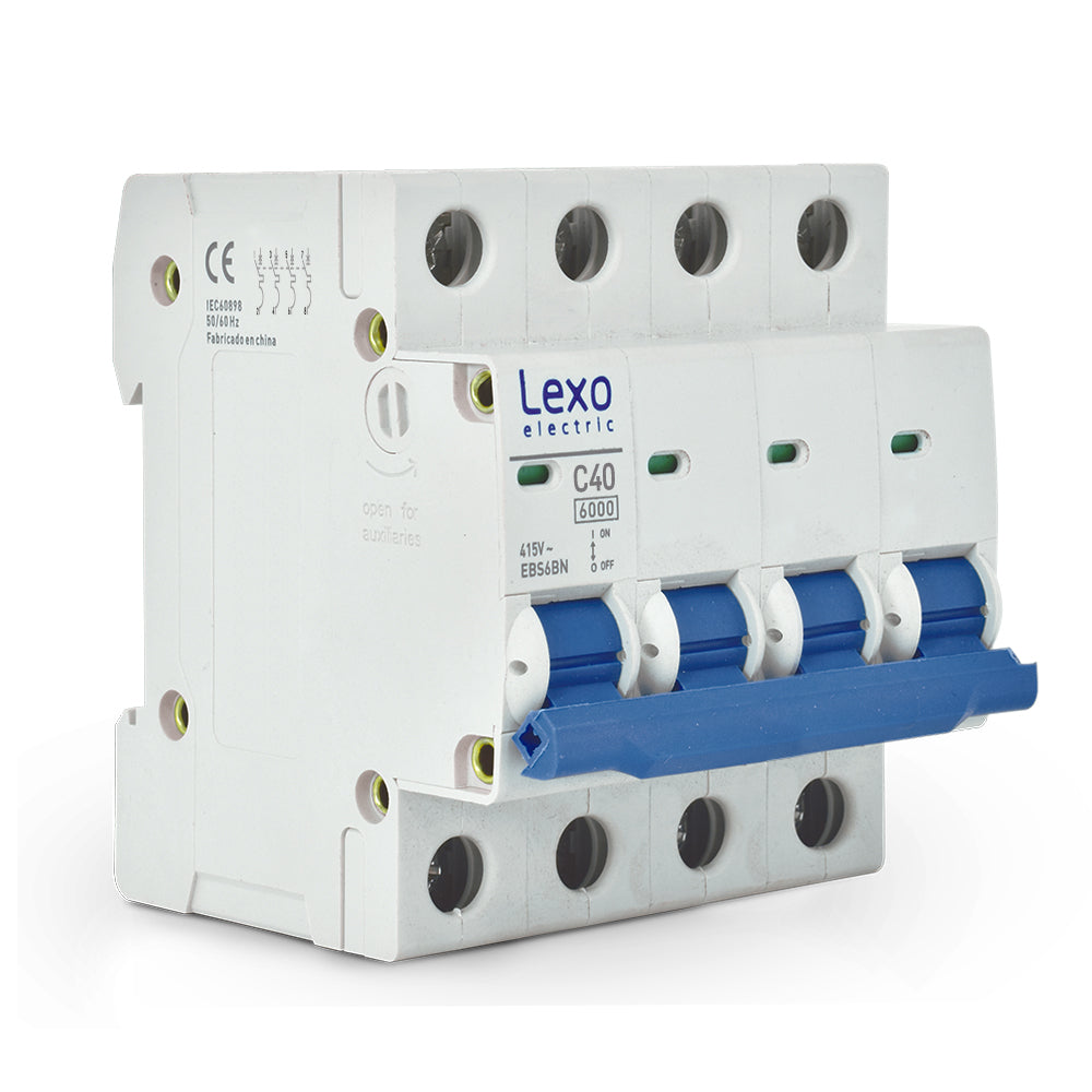 INTERRUPTOR AUTOMÁTICO 4X40A CURVA C 6KA