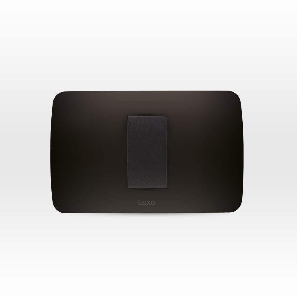 INTERRUPTOR SIMPLE 9/12 10A 250V GRAFITO ARMADO