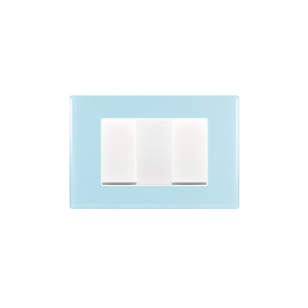 INTERRUPTOR DOBLE 9/15 10A 250V CRYSTAL ARMADO