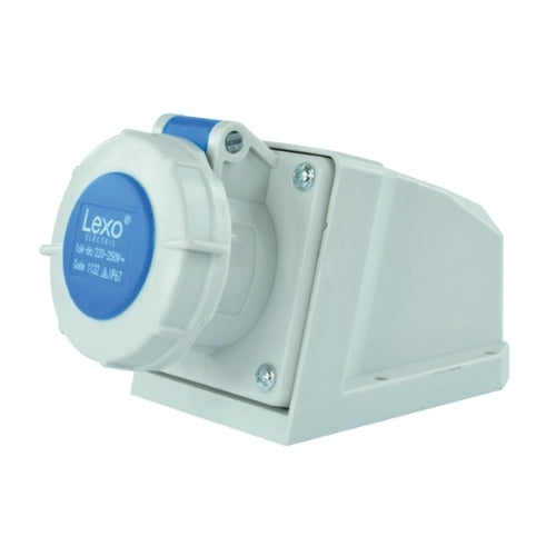 Enchufe industrial hembra sobrepuesta IP67, 32A, 220V, 2P+T