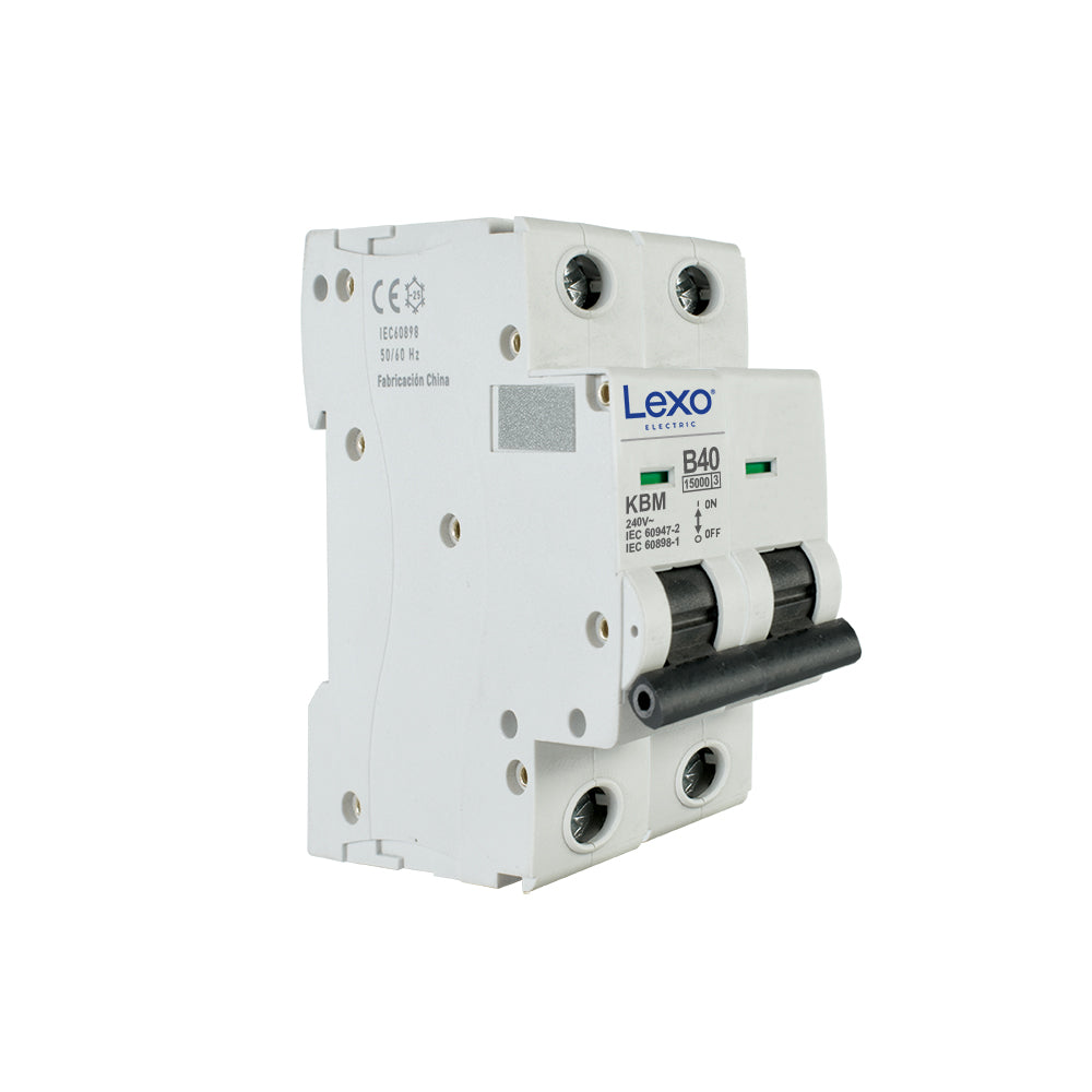 Interruptor automático 1P+N 40A curva B 15kA