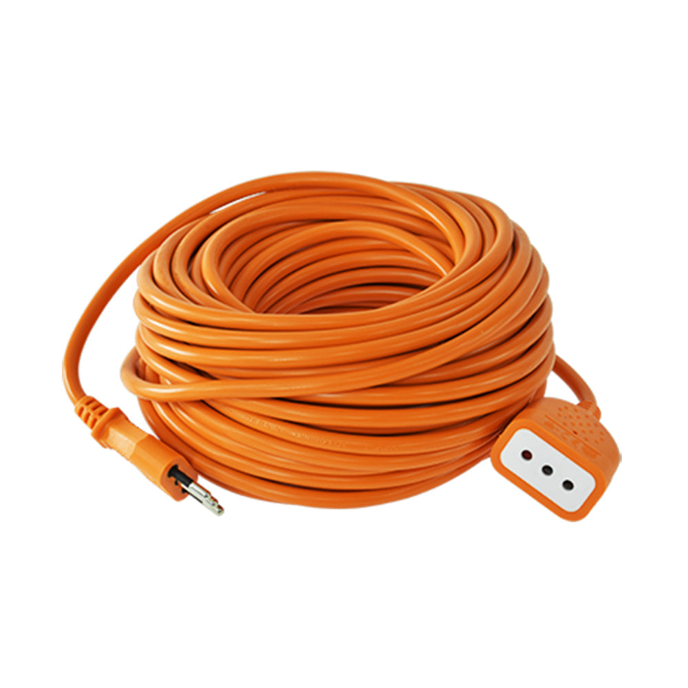 CABLE EXTENSION 10A 2P+T 20 METROS NARANJO