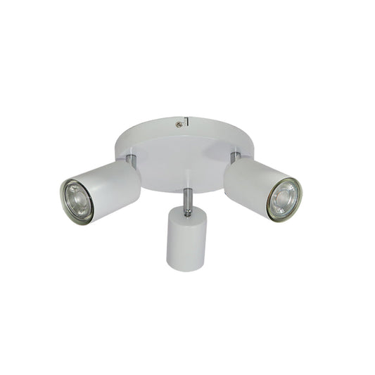 FOCO REDONDO DECO PLUS 3XGU10 COLOR BLANCO