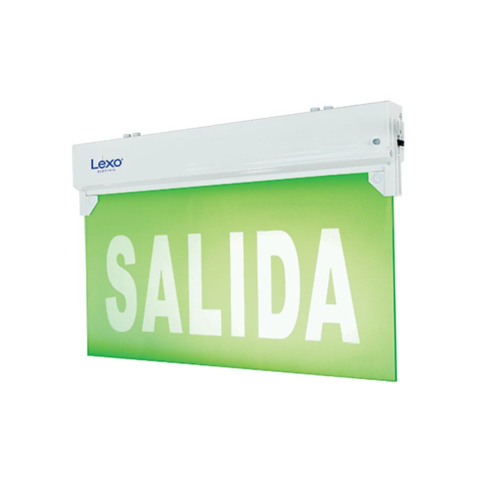 Banderola salida LED 6 horas letras verdes