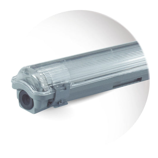 EQUIPO ESTANCO 1X20W CON TUBO LED 6500K
