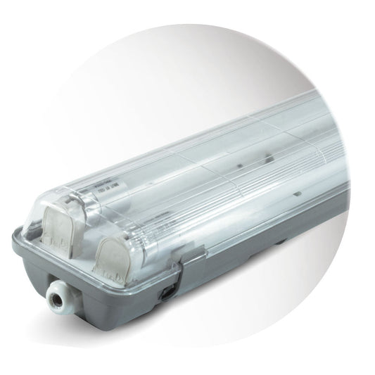EQUIPO ESTANCO 2X20W CON TUBO LED PARA KIT DE EMERGENCIA