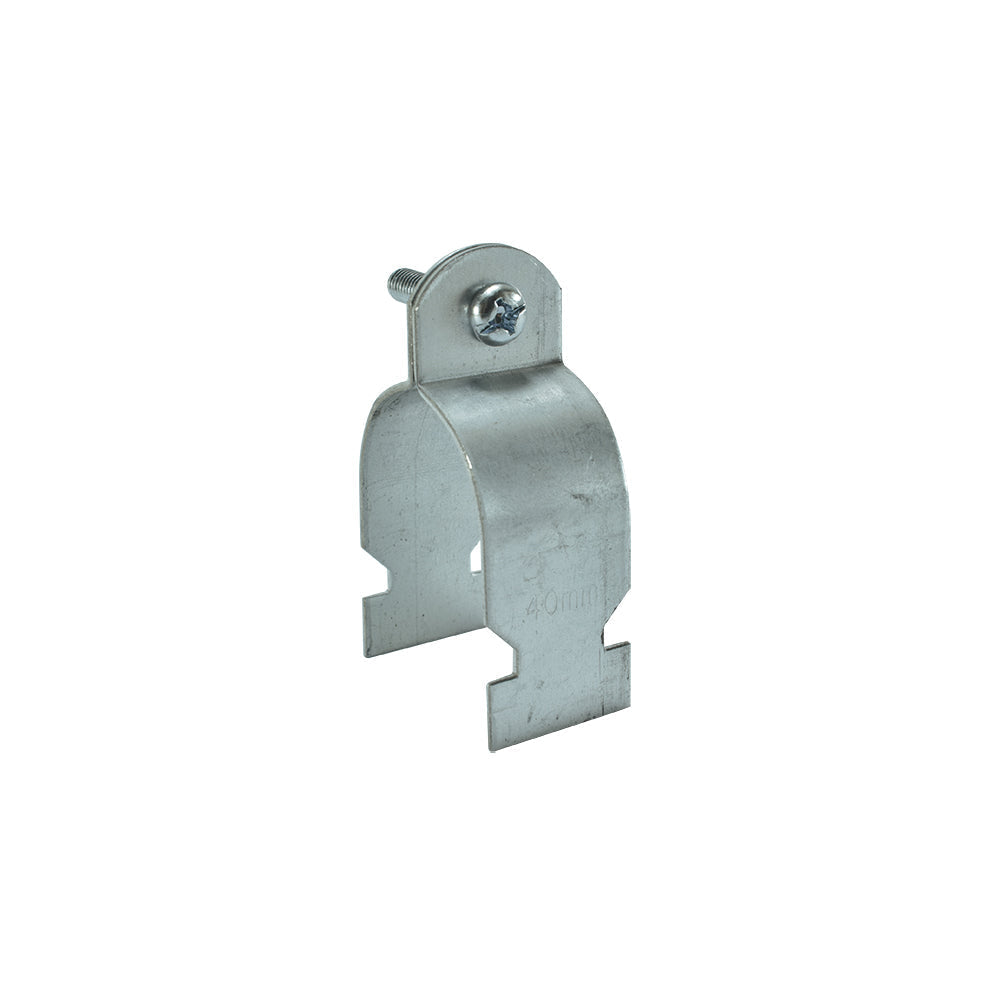 ABRAZADERA ELECTROGALVANIZADA RC CON PERNO 40MM