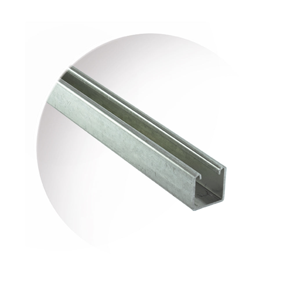 RIEL RUC 42X42X2MM PRE-GALVANIZADO 3 METROS