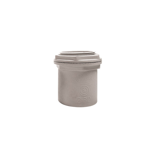 TERMINAL PARA TUBERÍA RÍGIDA 32MM GRIS LIBRE DE HALÓGENO