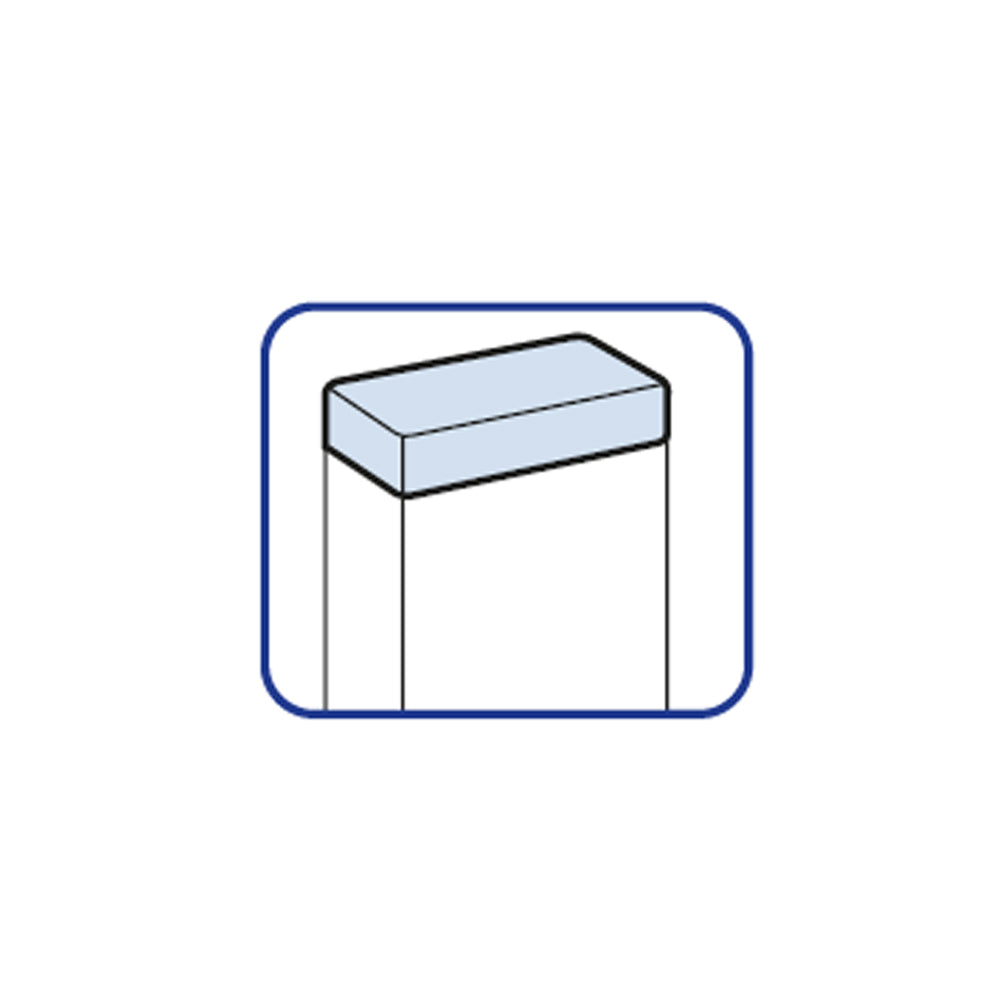 TAPA TERMINAL PARA CANALETA PVC 20X10MM