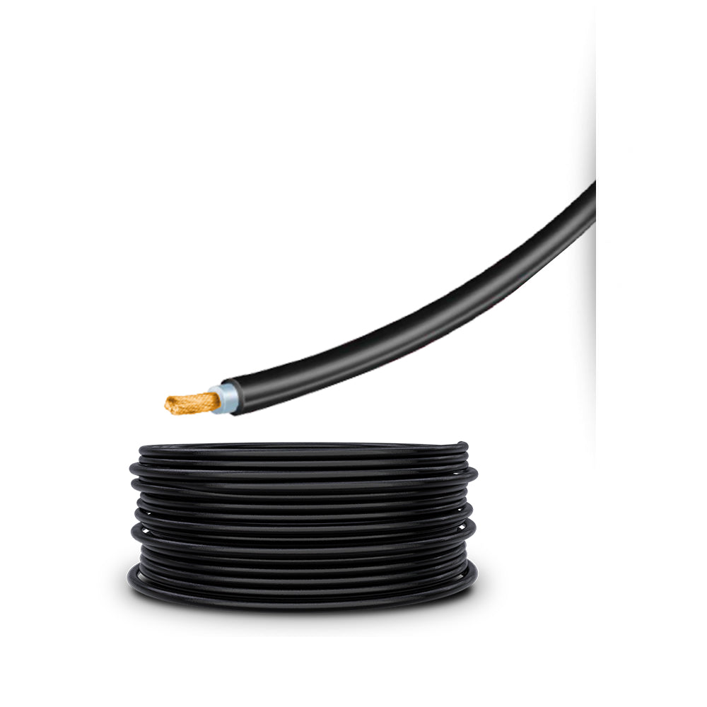 CABLE SOLAR XLPO ROLLO DE 300 METROS 6MM NEGRO
