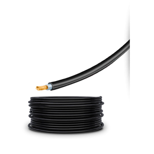 CABLE SOLAR XLPO ROLLO DE 300 METROS 6MM NEGRO