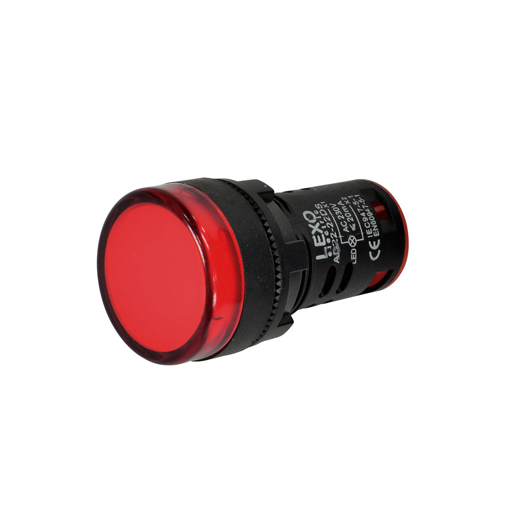 LUZ PILOTO LED ROJA AD22-22DS 22MM