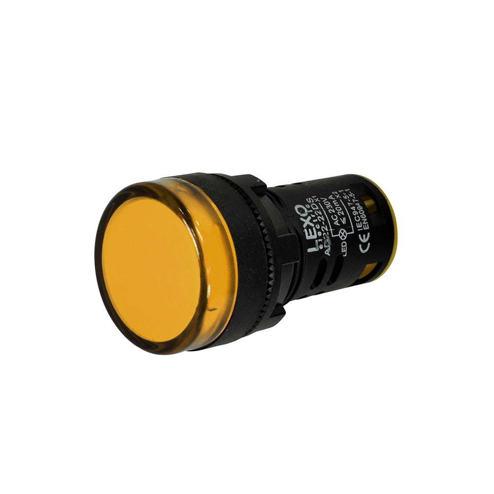 LUZ PILOTO LED AMARILLA AD22-22DS 22MM