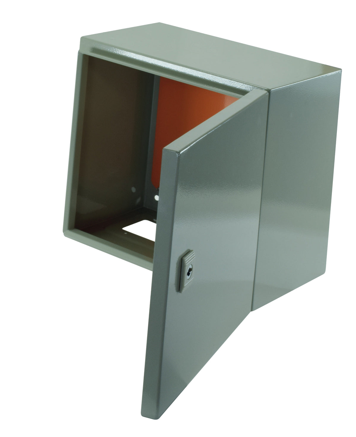 Gabinete metálico IP65, 1 puerta, 800x600x200mm., con chasis RAL 7035 NUEVO