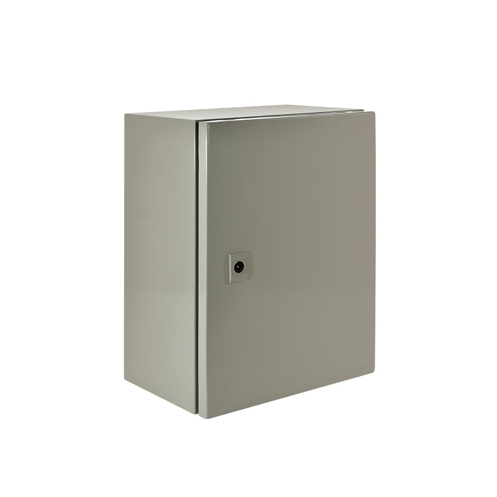 Gabinete metálico IP65, 1 puerta, 400x300x200mm.  RAL 7035 NUEVO
