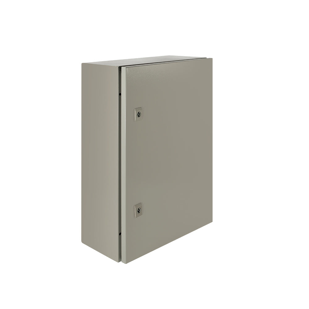 Gabinete metálico IP65, 2 puertas, 500x400x200mm.  RAL 7035 NUEVO