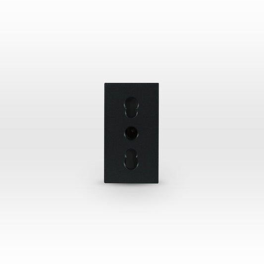 MÓDULO TOMA CORRIENTE 2P+T 10A/16A 250V GRAFITO