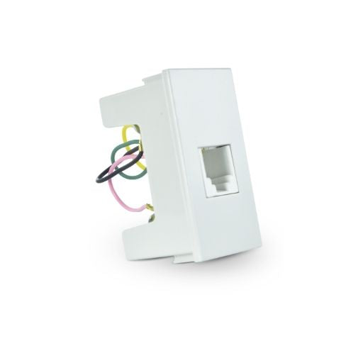 Módulo conector RJ11 telefónico grafito