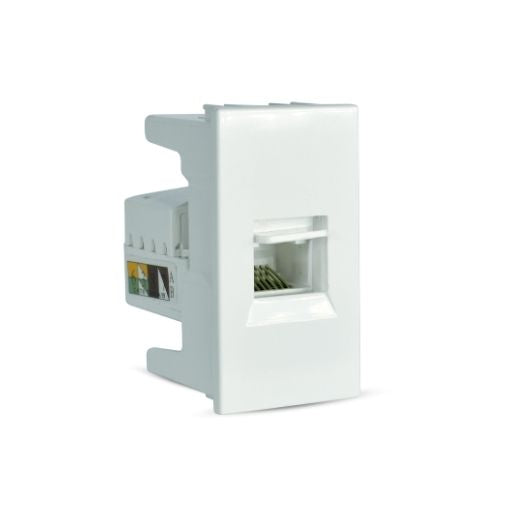 Módulo conector RJ45 CAT 6 grafito