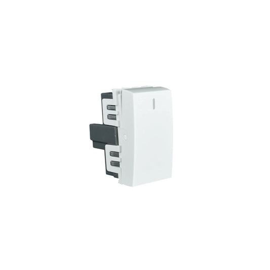 Módulo interruptor simple 9/12 teclón 73mm 10A 250V SILVER