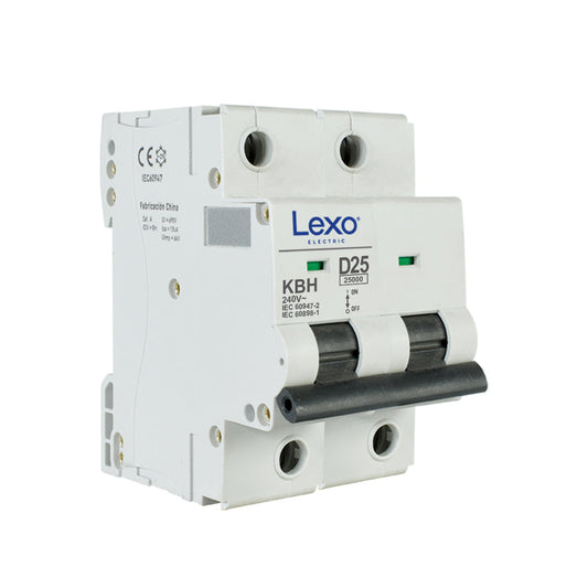 Interruptor automático 1P+N 50A curva D 25kA