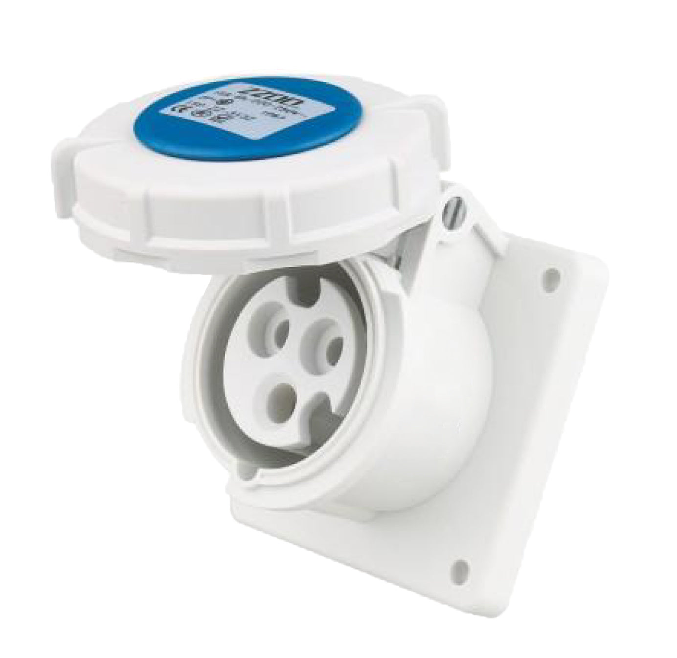 Enchufe industrial hembra embutida IP67 220V 32A 2P+T