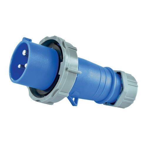 Enchufe industrial macho volante IP67 32A 220V 2P+T
