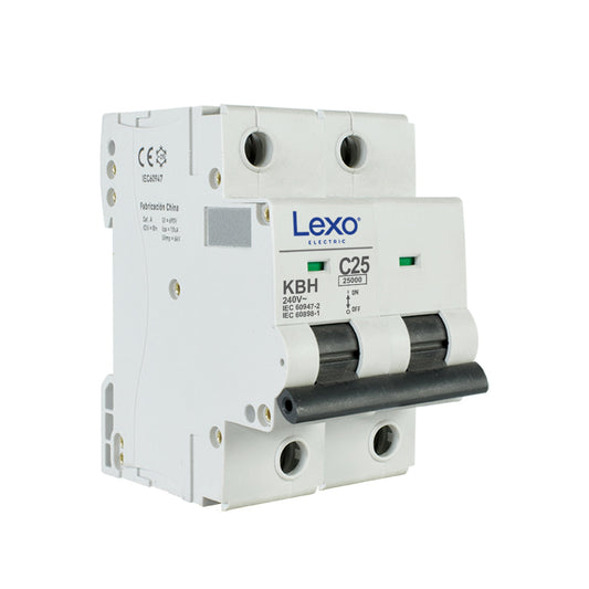 Interruptor automático 1P+N 25A curva D 25kA