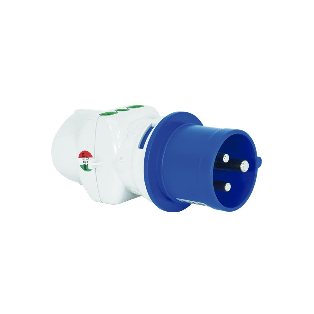 ADAPTADOR INDUSTRIAL IP44 3X 2P+T 16A 250V