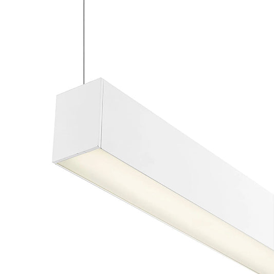 LUMINARIA COLGANTE OFICINA RECTANGULAR 30W 6500K BLANCO